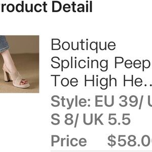 Brand new, never worn suede heels.